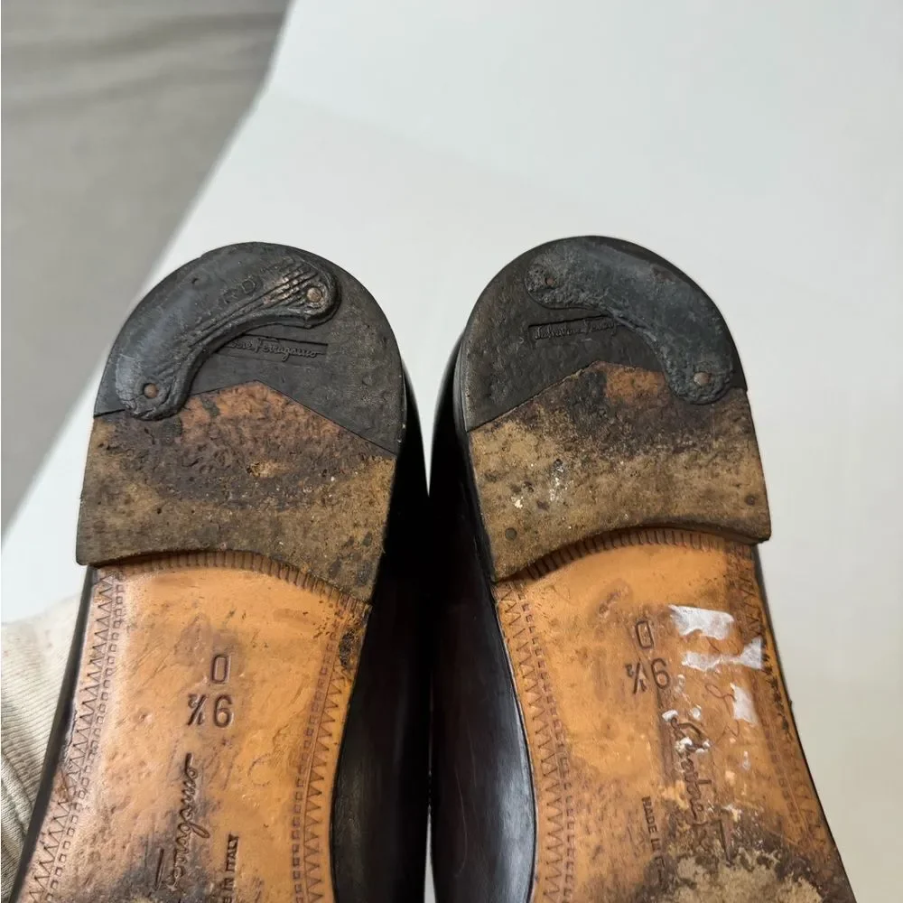 Salvatore Ferragamo Studio Tassels Kiltie Loafers Men’s Size 9.5 D